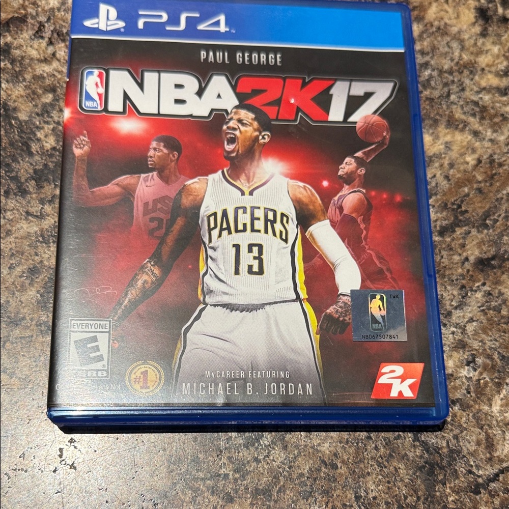Jordan NBA 2K17 PS4 Game — Red, White, Blue